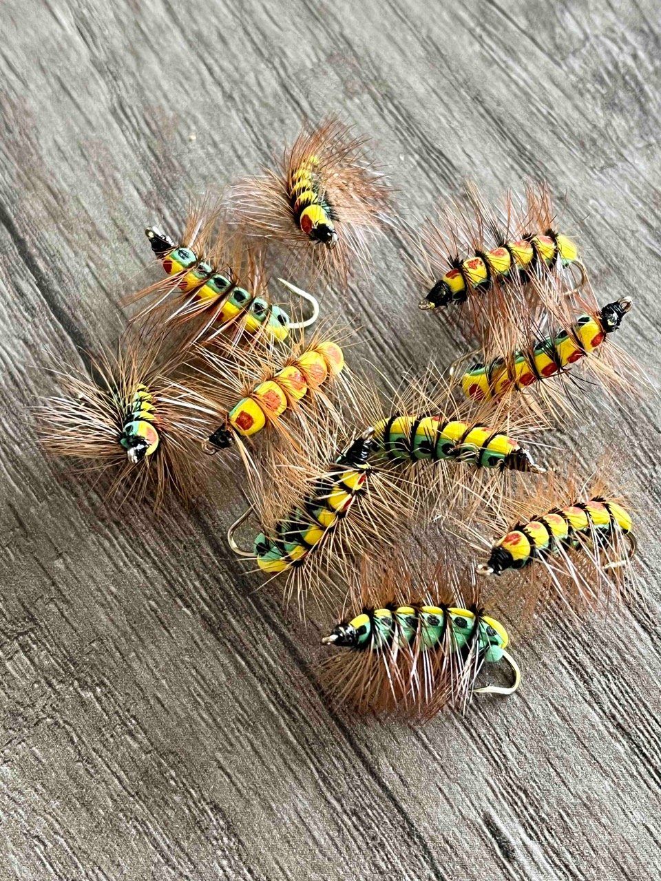 Chenille tricolore Madflyfishing