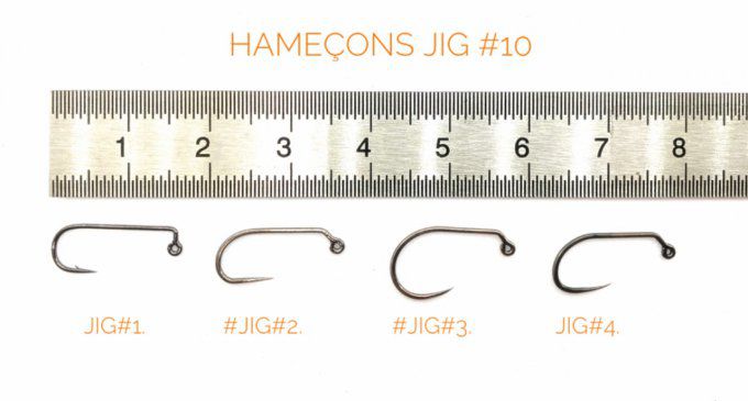 Hameçons JIG #2 45°