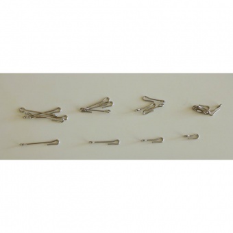 Lot de 24 mailles inox (mouches articulées)