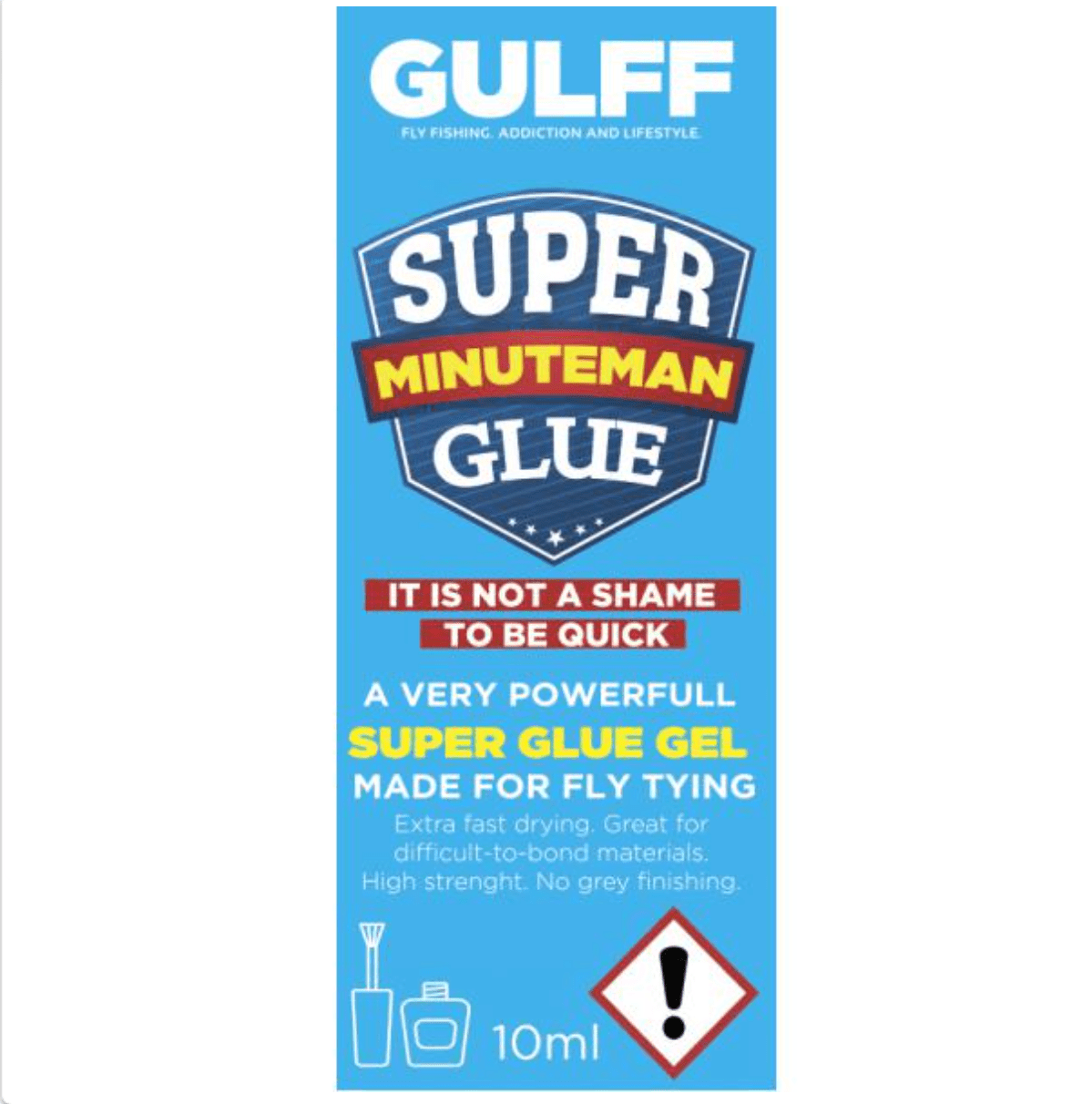 Colle Super Glue minuteman GULFF (Version gel) - Madflyfishing