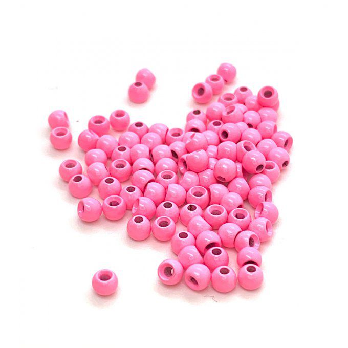 50 billes laiton rose