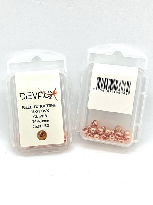 Billes tungstène DVX SLOT (Fendues) CUIVRE