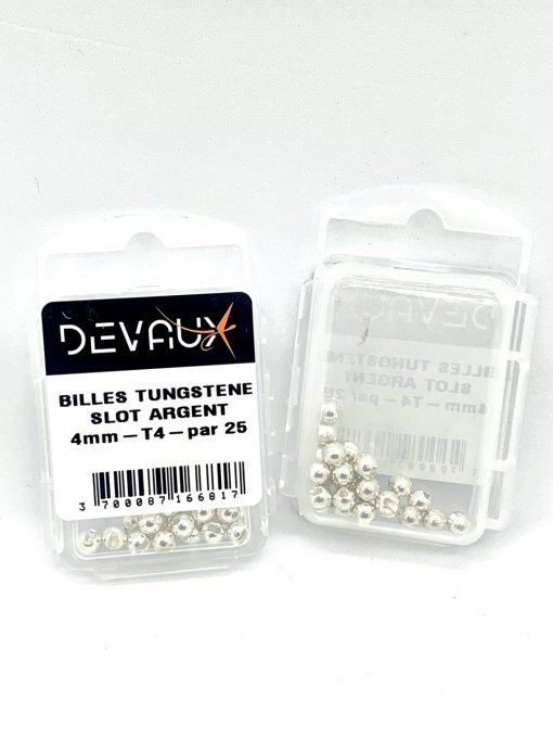 Billes tungstène DVX SLOT (Fendues) ARGENT