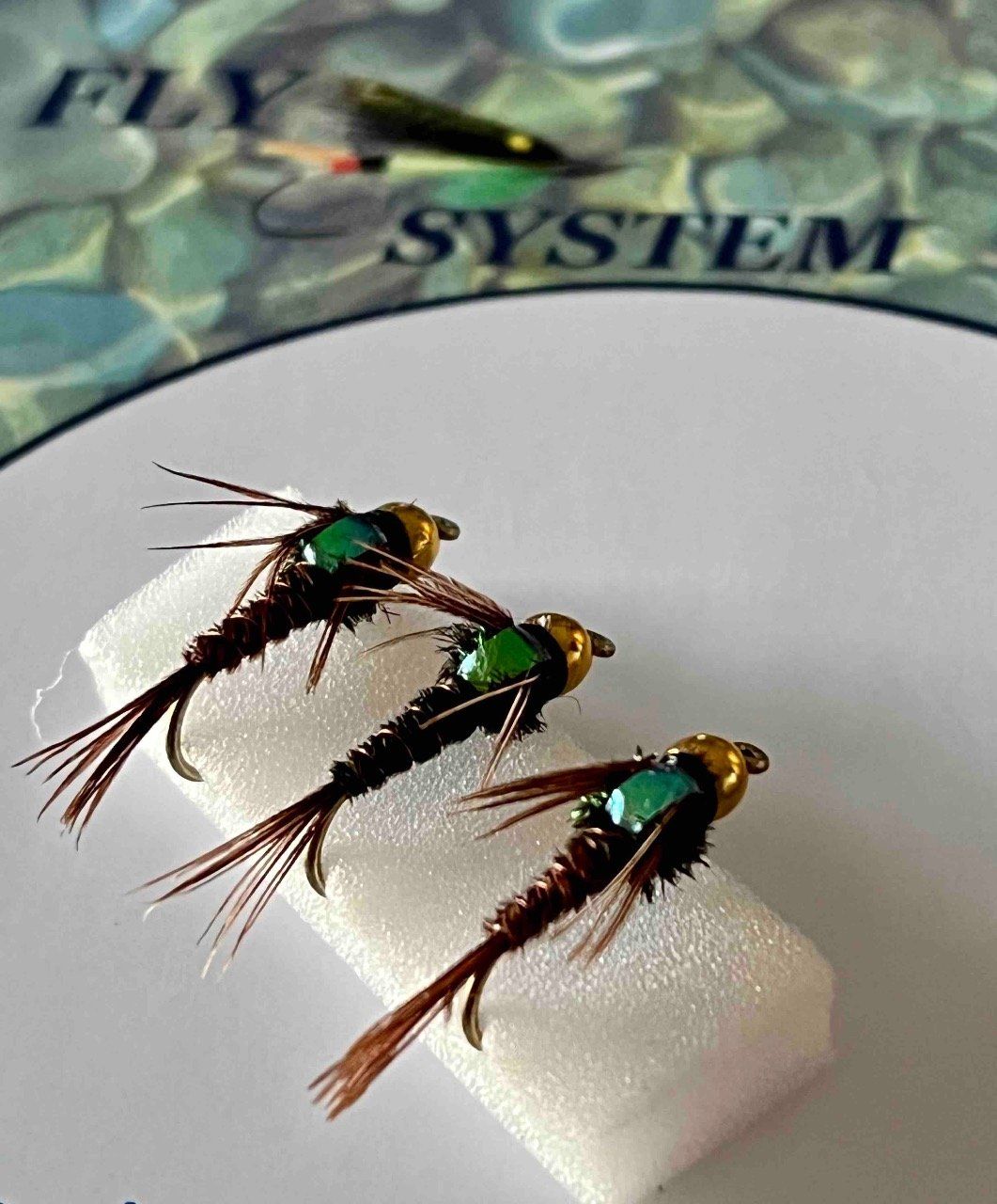 Lot 3 Nymphes laiton FLY SYSTEM "PT 01"
