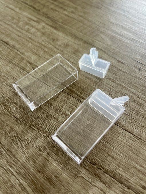 Lot de 10 boîtes pour billes / hameçons 