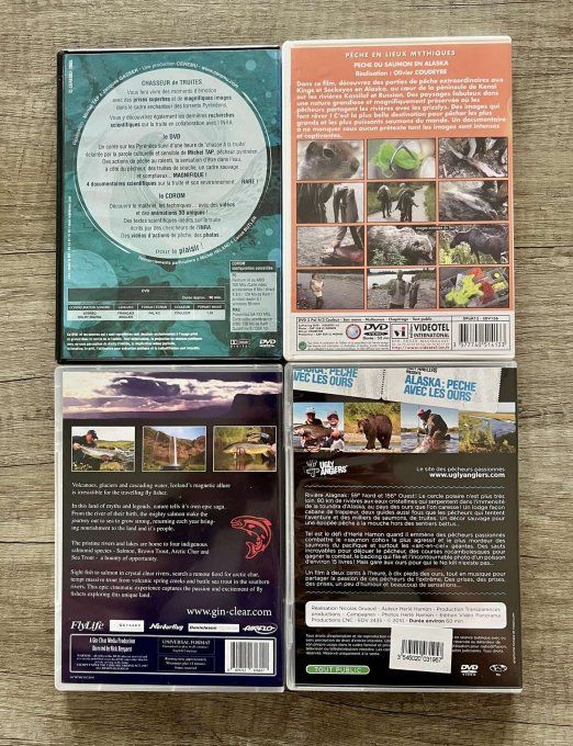 Lot 4 DVD pêche mouche (occasion)
