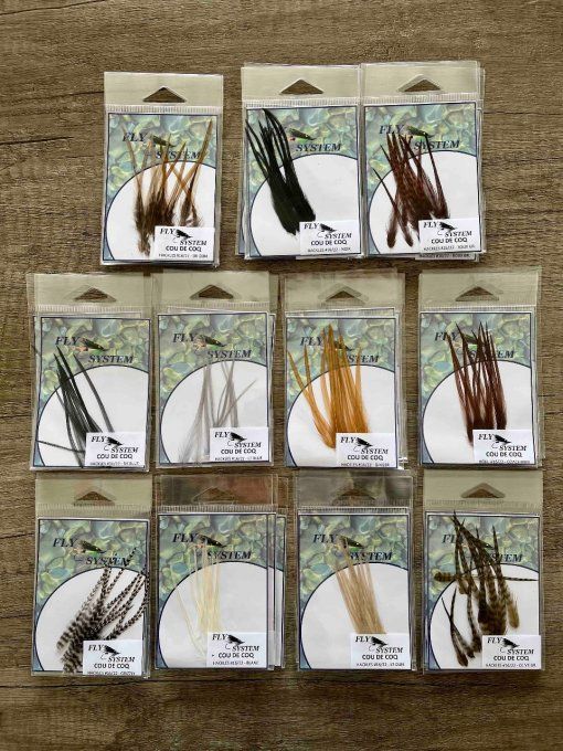 Plumes cou #12-#18,  grd 1 Super Select FLY SYSTEM