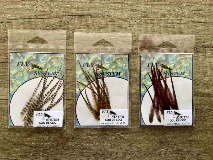 Plumes cou #12-#18,  grd 1 Super Select FLY SYSTEM