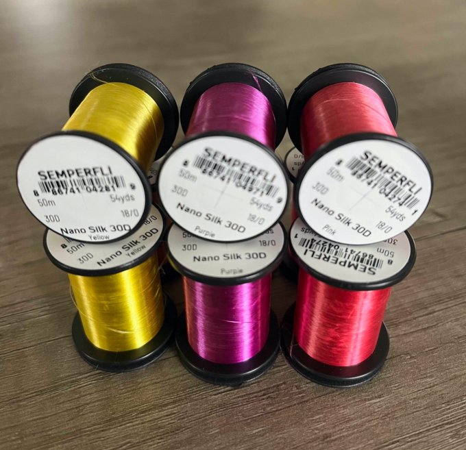 Fil SEMPERFLI NANO SILK ultra 30D 18/0 ou 50D 12/0