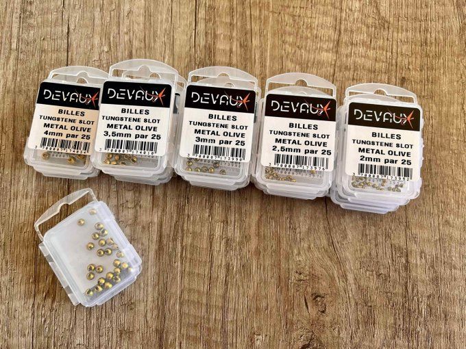 Billes Fendues (SLOT) Devaux OLIVE METAL