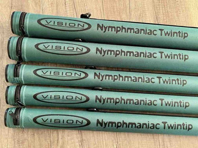 Canne NYMPHMANIAC TWINTIP  nouveauté 2025 poignée EVA