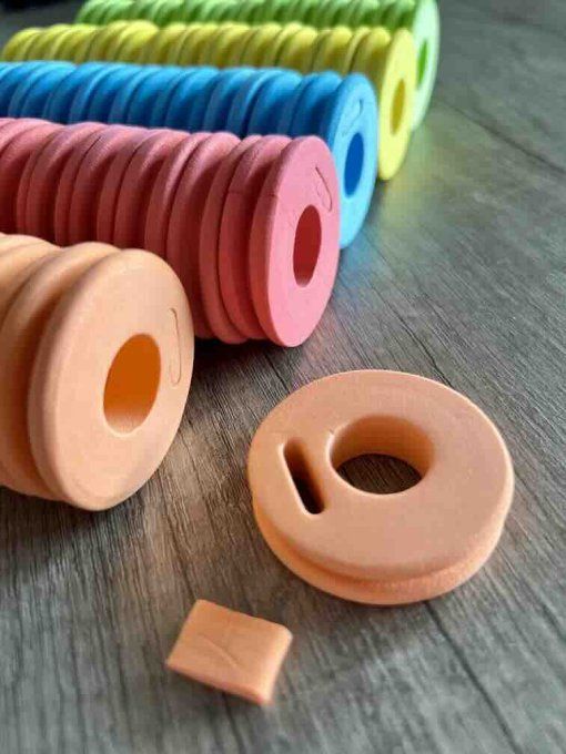 Lot de 3 supports pour pointe de bas de ligne