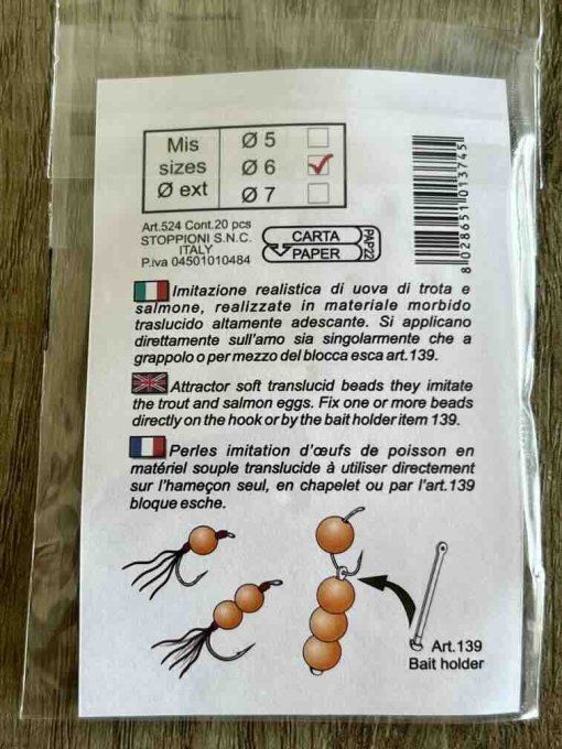 Perle imitation d'oeuf  STONFO