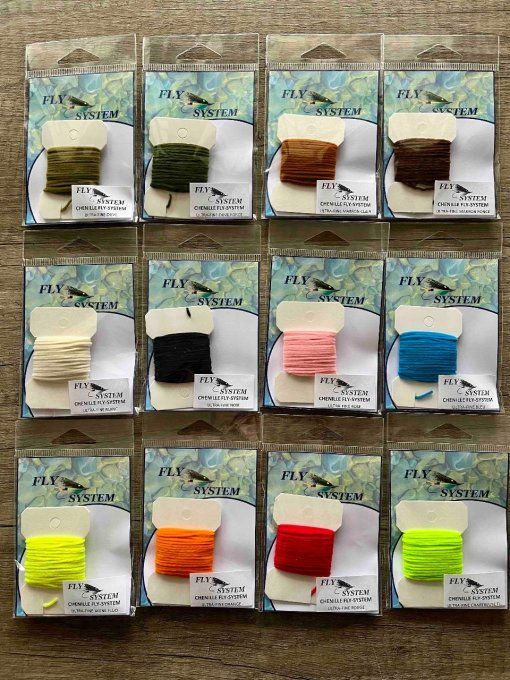 Chenille ultra fine Fly System (5 yards)