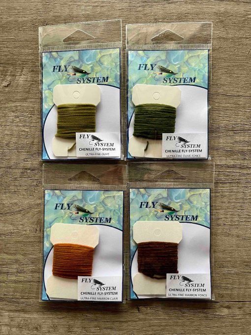 Chenille ultra fine Fly System (5 yards)