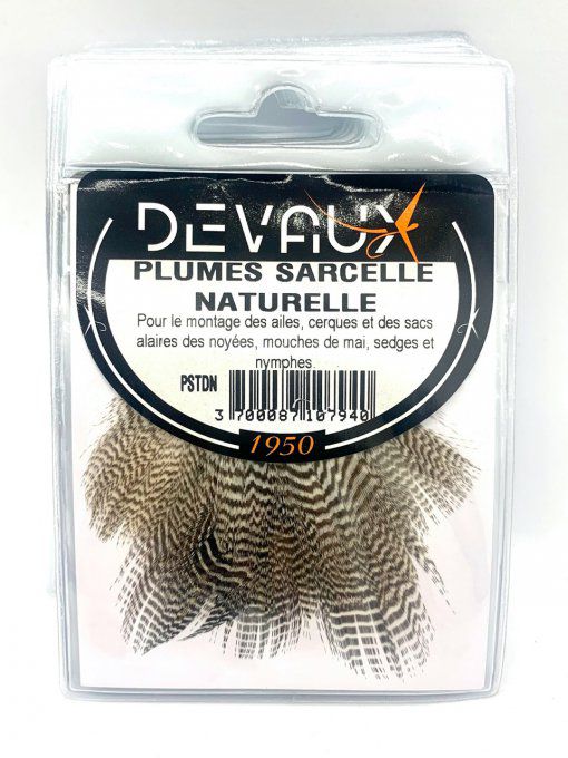 Plumes sarcelle DVX jaune ou olive ou naturelle