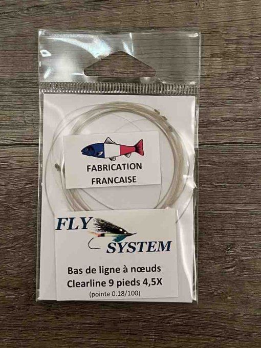 Bas de ligne a noeuds Fly System nylon ou fluorocarbone