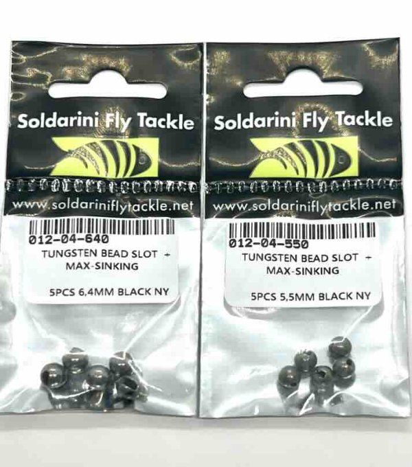 Tungsten bead Slot Max Sinking BLACK NICKEL