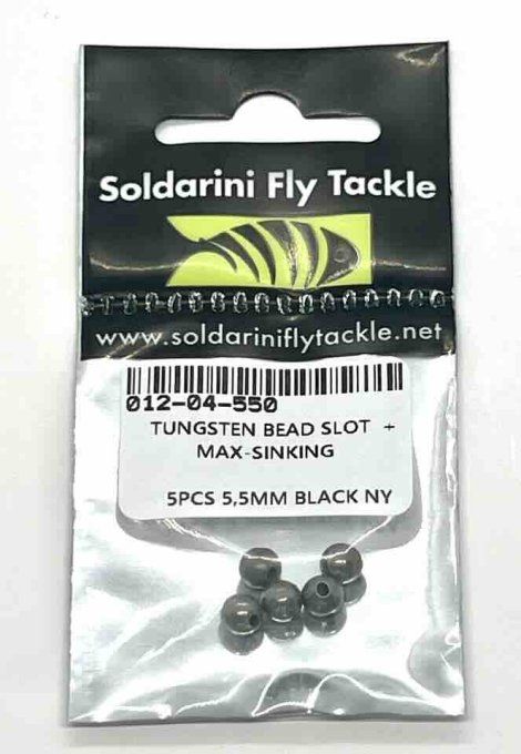 Tungsten bead Slot Max Sinking BLACK NICKEL