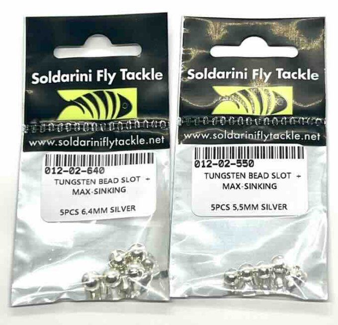 Tungsten bead Slot Max Sinking ARGENT