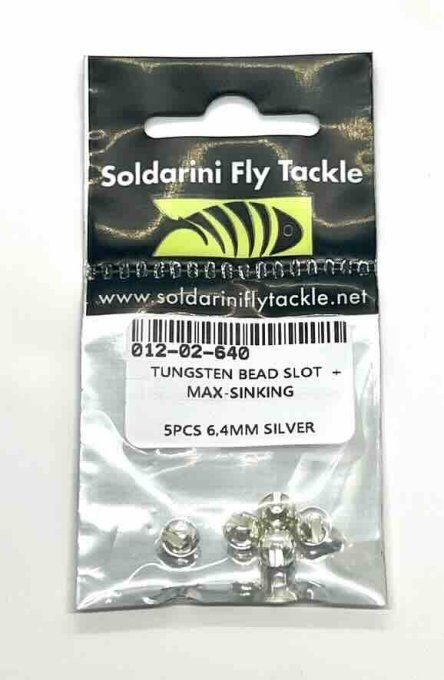 Tungsten bead Slot Max Sinking ARGENT