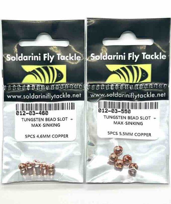 Tungsten bead Slot Max Sinking CUIVRE