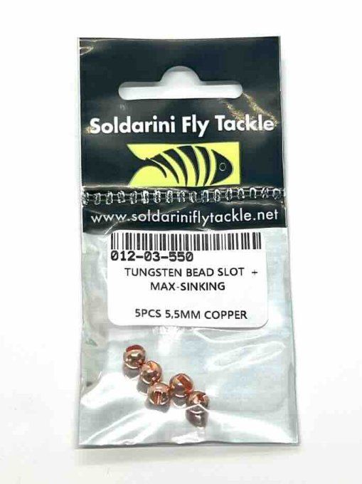 Tungsten bead Slot Max Sinking CUIVRE