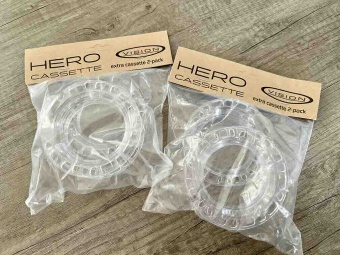 Moulinet VISION HERO à cassette et Cassettes supplémentaires