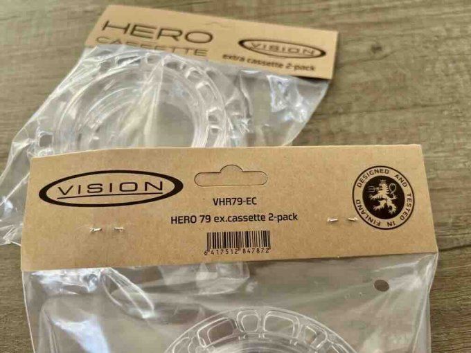 Moulinet VISION HERO à cassette et Cassettes supplémentaires