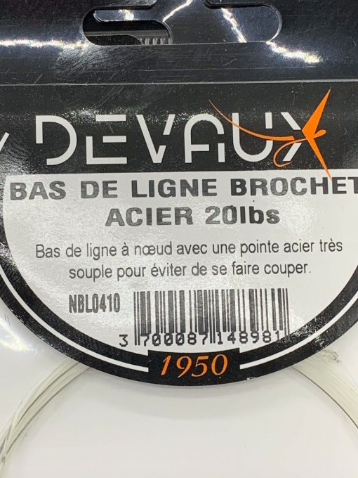 Bas de ligne DVX Brochet Acier