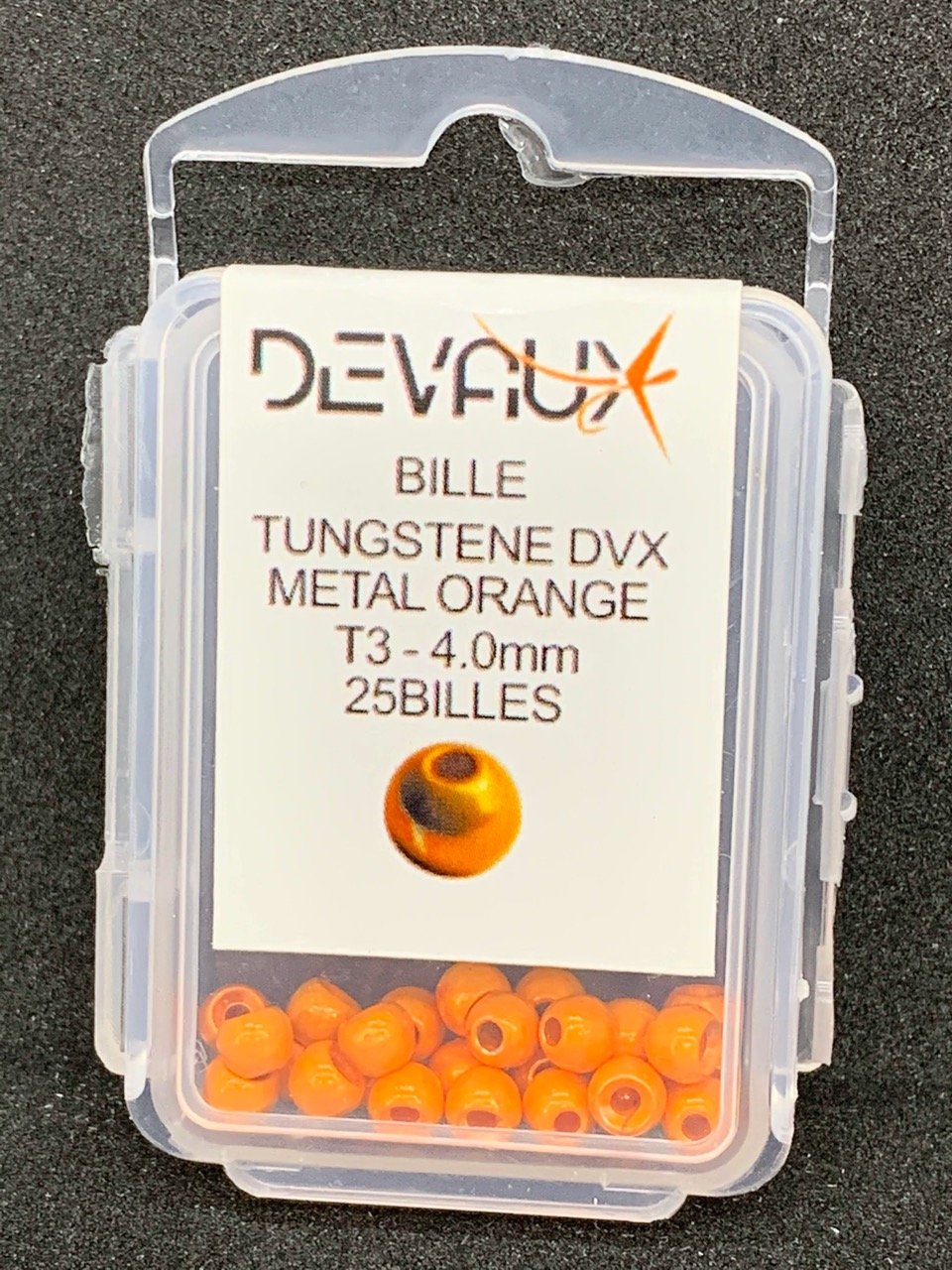 Billes tungstène DVX métal orange