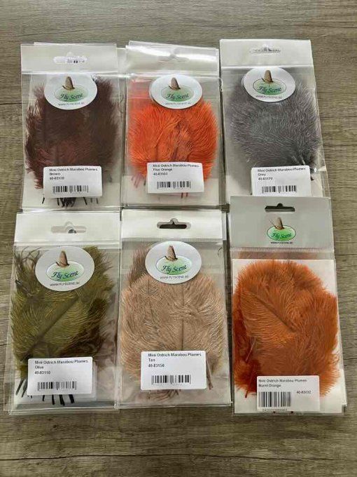 Marabout Petites Plumes D'Autruche Fly Scene