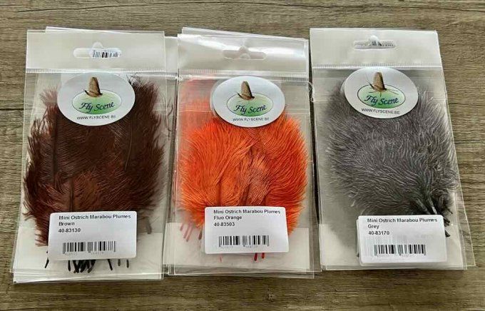 Marabout Petites Plumes D'Autruche Fly Scene