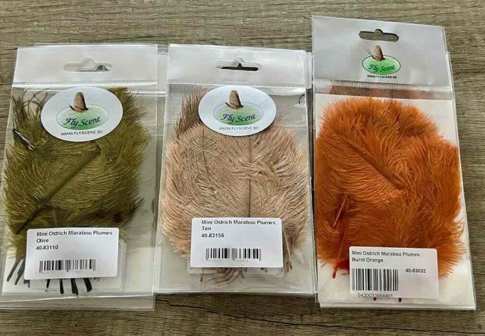Marabout Petites Plumes D'Autruche Fly Scene