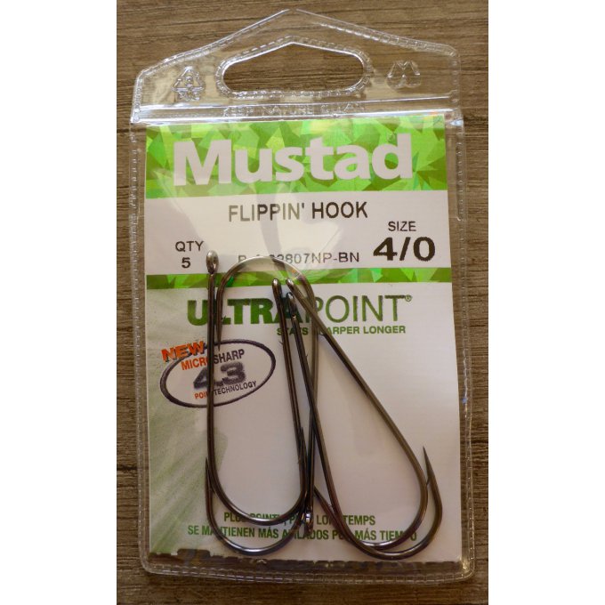 Hameçons MUSTAD 4/0 ou 5/0