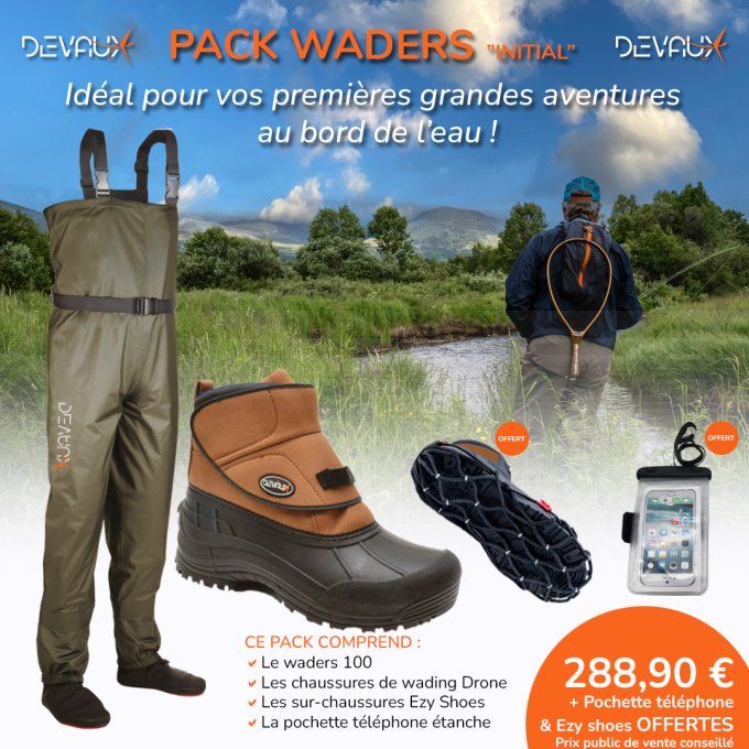 Pack wader "initial" DVX